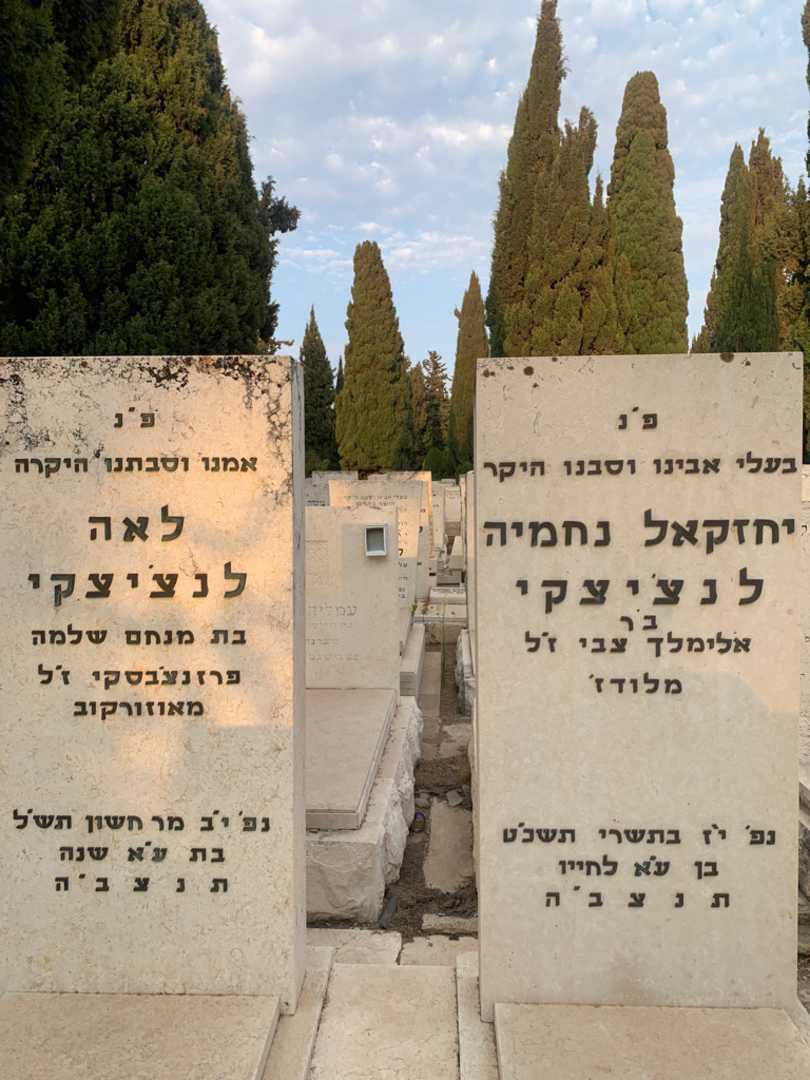 קברו של יחזקאל נחמיה לנצ'יצקי. תמונה 1