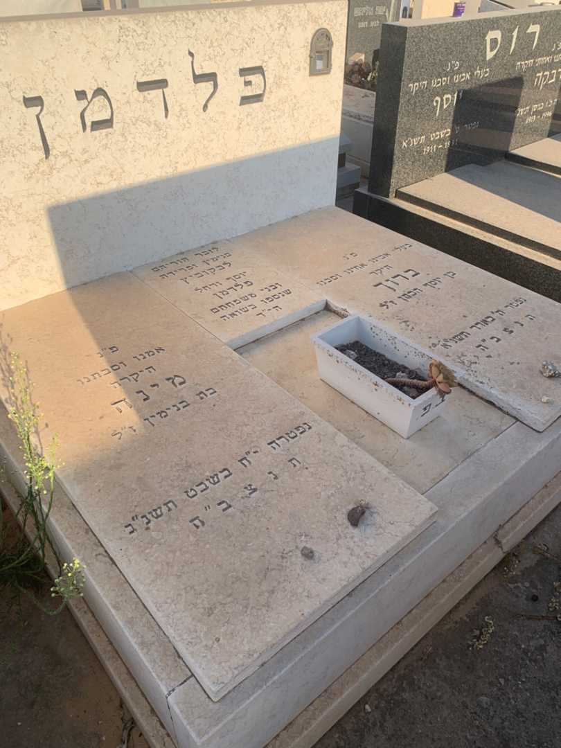 קברו של מינה פלדמן. תמונה 2