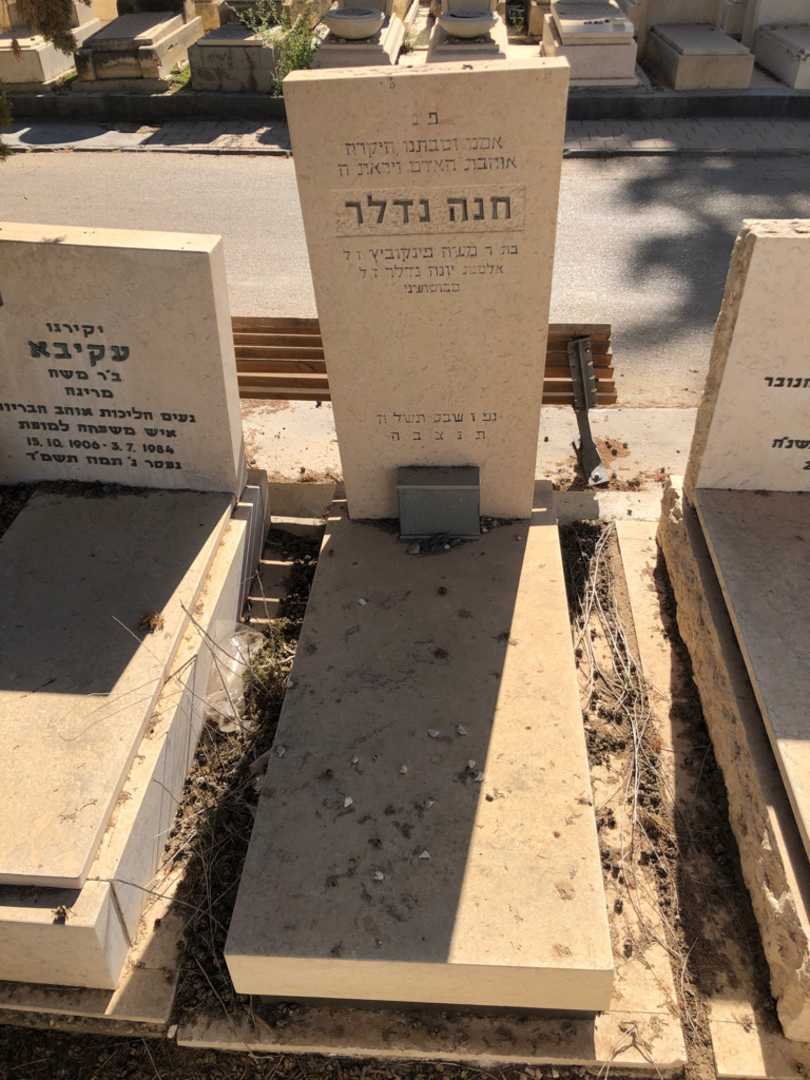 קברו של חנה נדלר