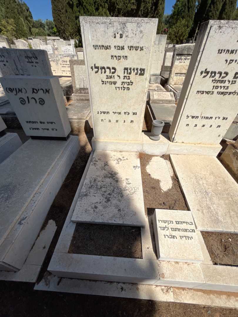 קברו של פנינה כרמלי. תמונה 2