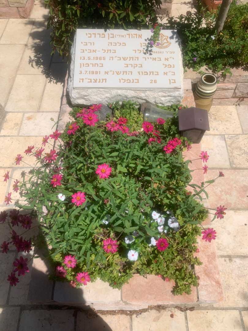 קברו של אהוד "אודי" בן מרדכי
