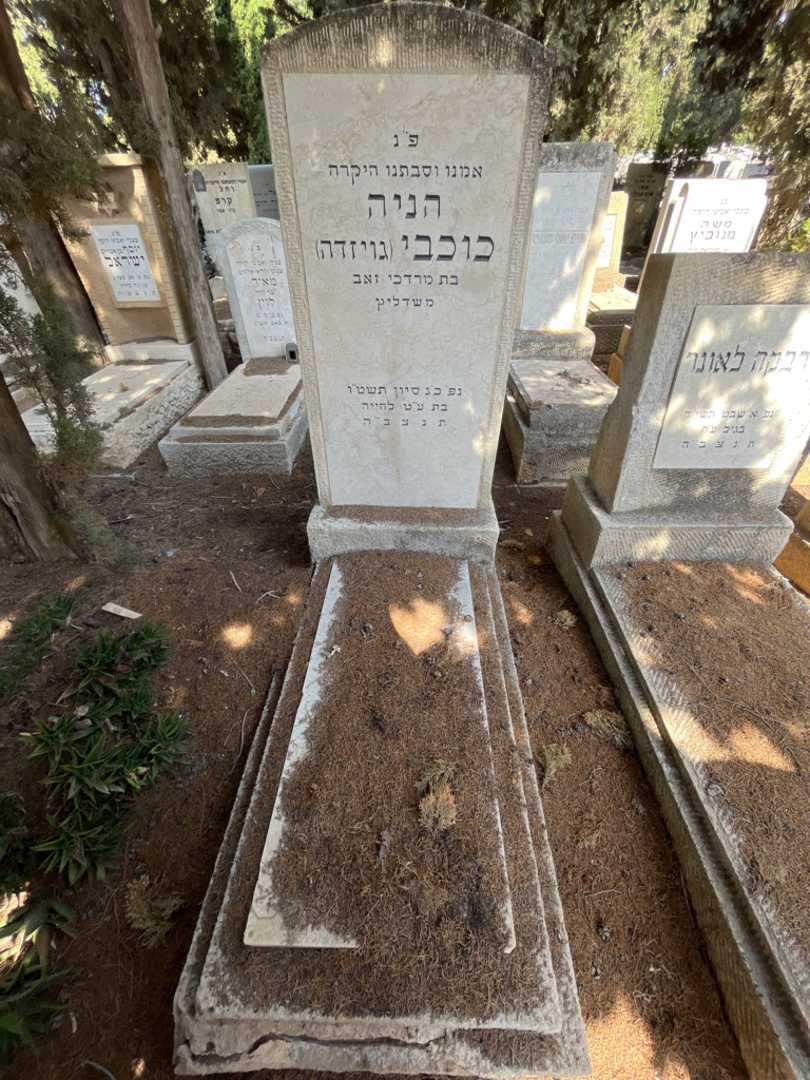 קברו של הניה כוכבי גויזדה