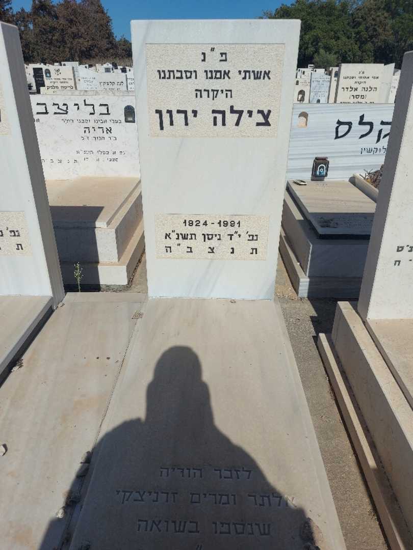 קברו של צילה ירון. תמונה 2