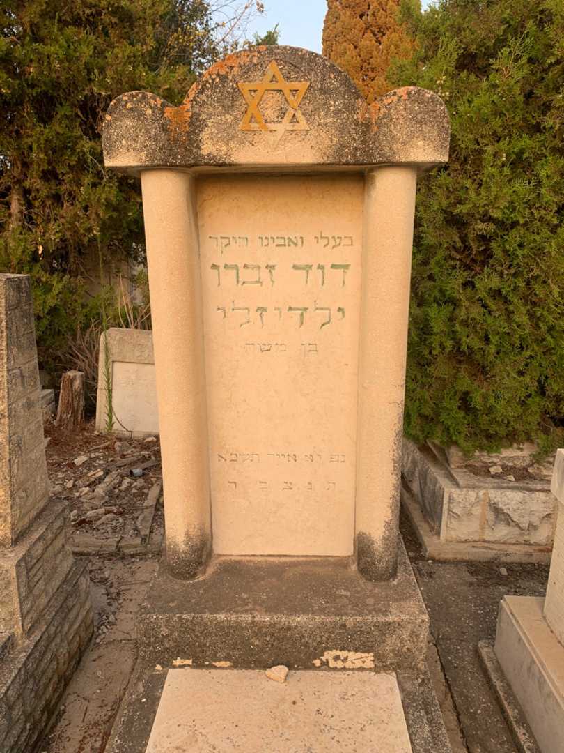 קברו של דוד זברו ילדיזלי
