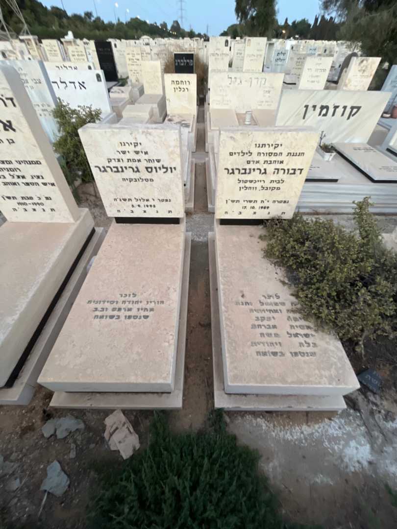 קברו של יוליוס גרינברגר. תמונה 2