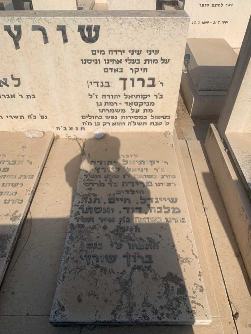 קברו של חיים שורץ. תמונה 1