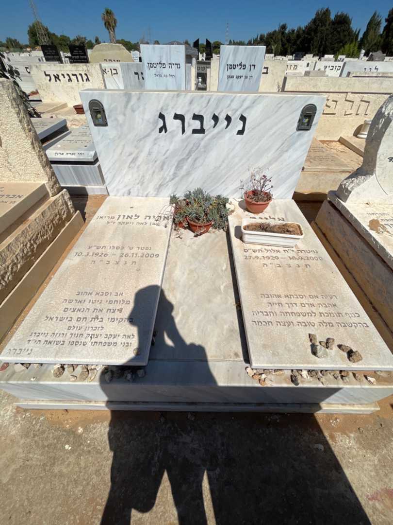 קברו של אריה לאון נייברג. תמונה 1