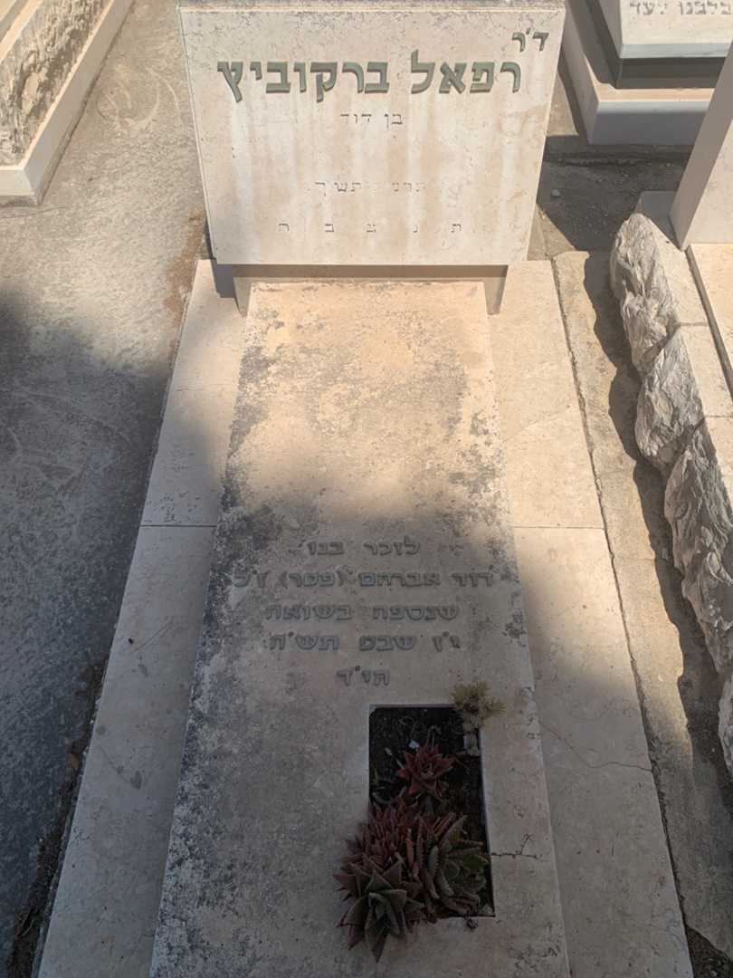 קברו של רפאל ברקוביץ