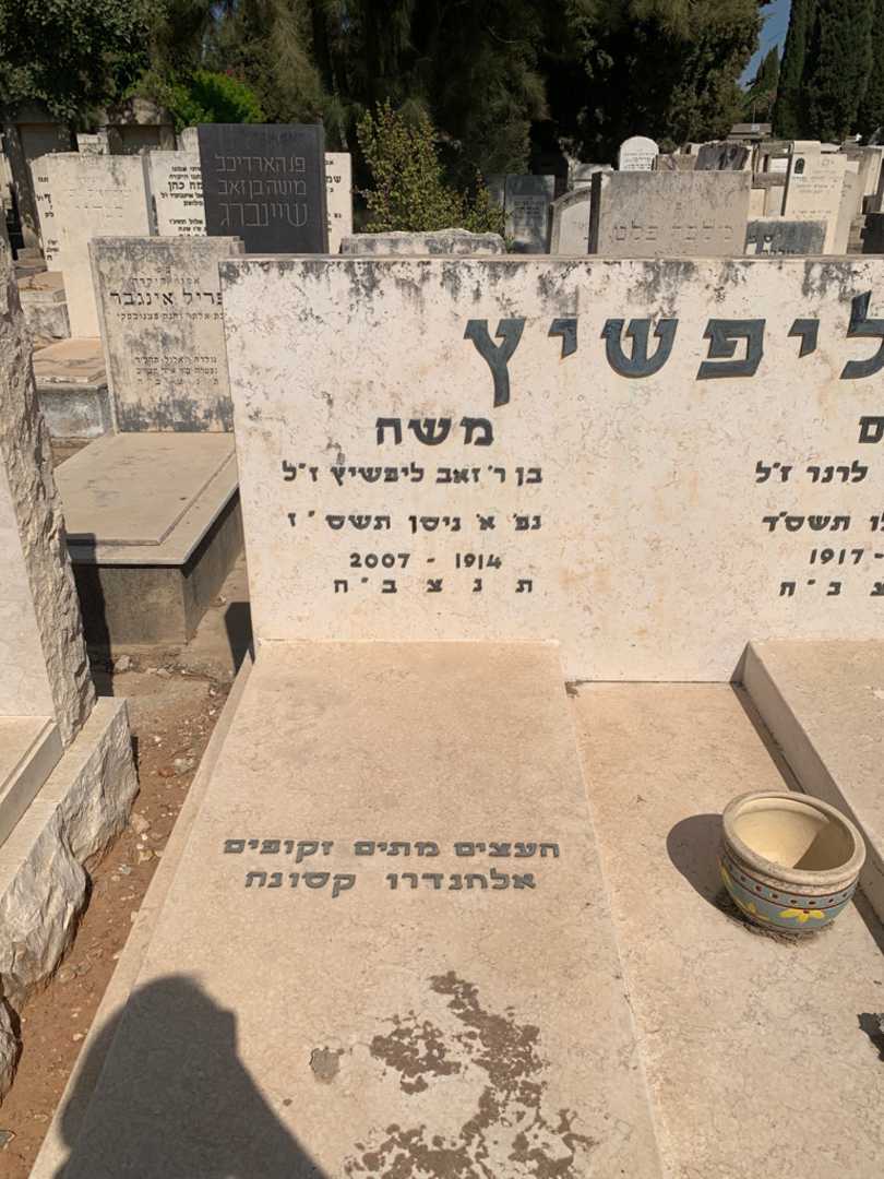 קברו של משה ליפשיץ. תמונה 2