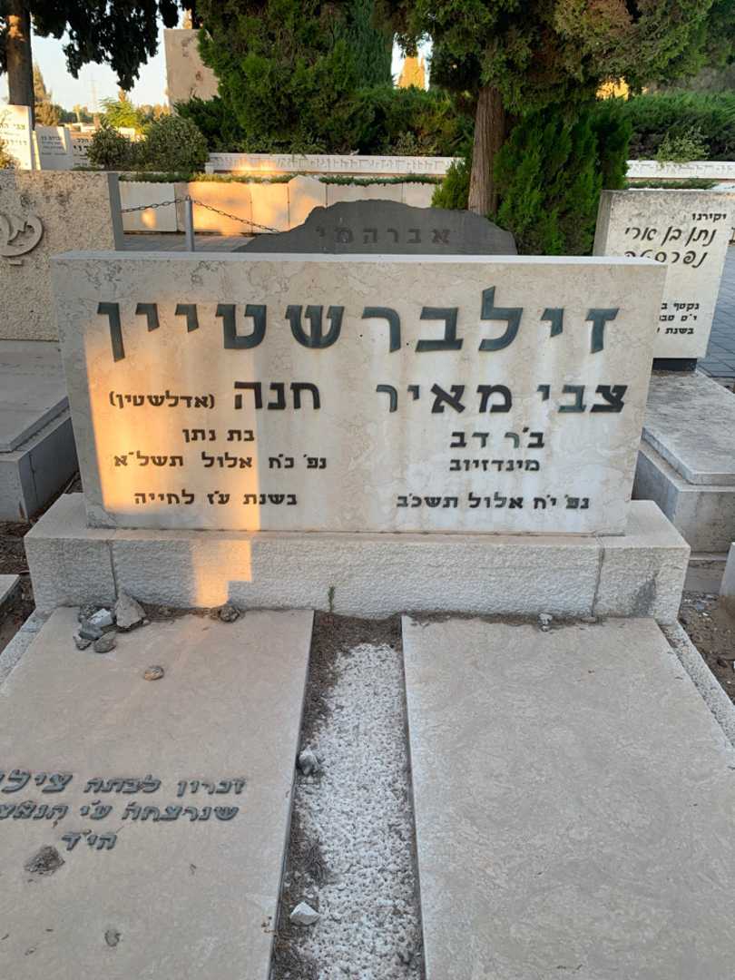קברו של חנה זילברשטיין אדלשטין. תמונה 1
