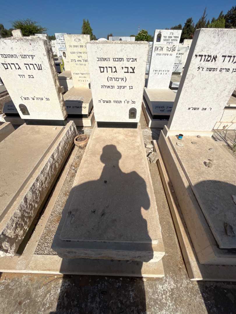 קברו של צבי "אימרה" גרוס. תמונה 1