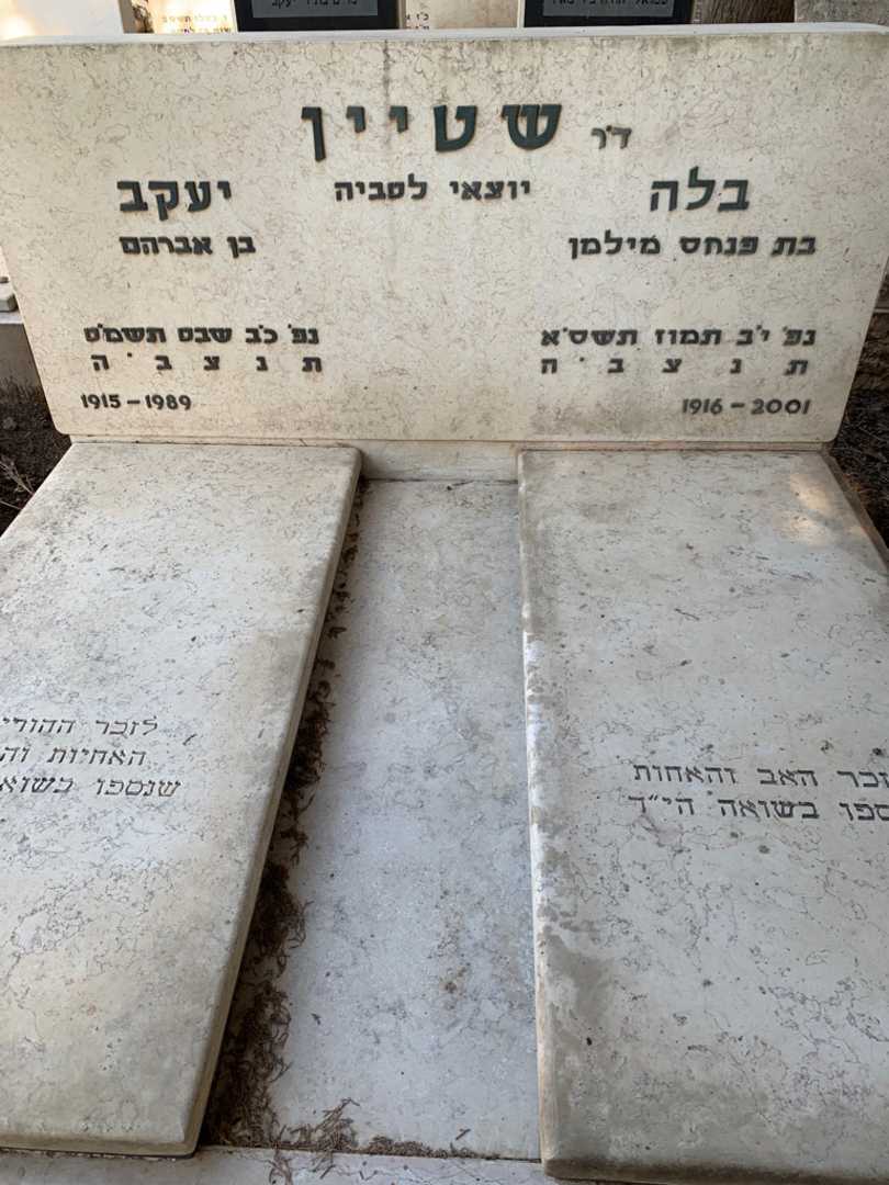 קברו של יעקב שטיין. תמונה 1
