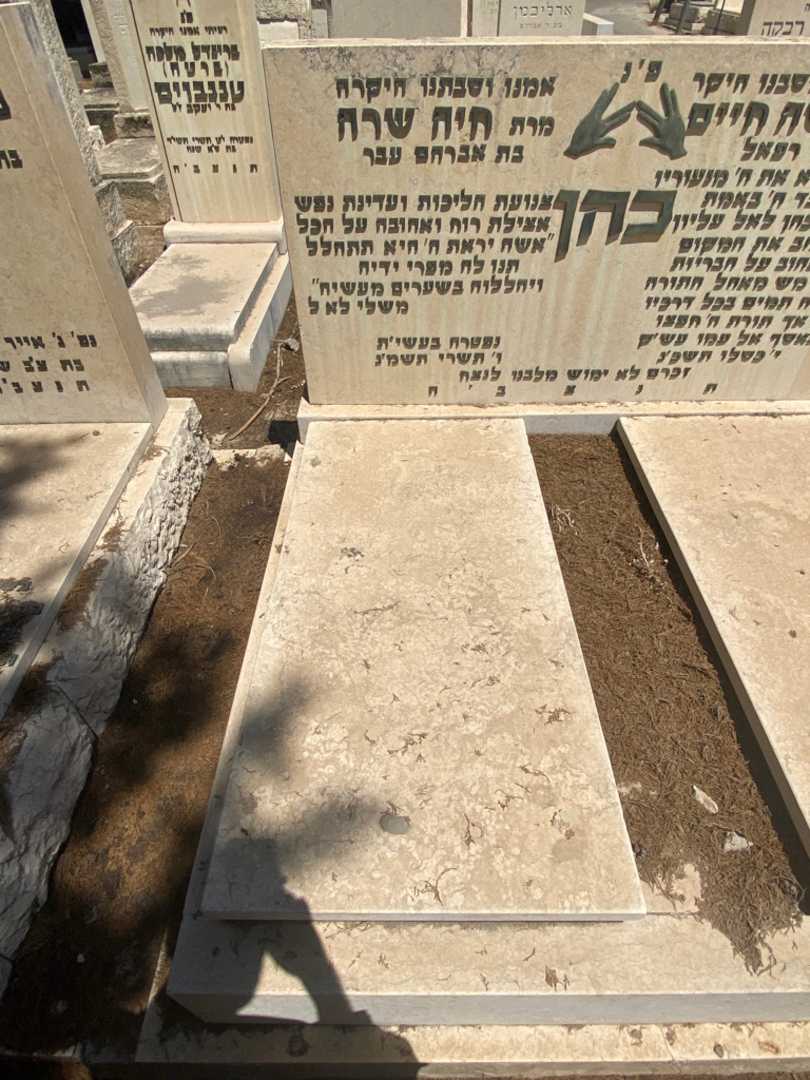 קברו של חיה שרה כהן. תמונה 1