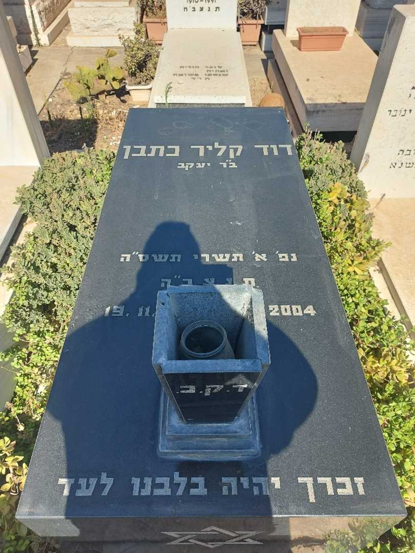קברו של דוד קליר כתבן. תמונה 1