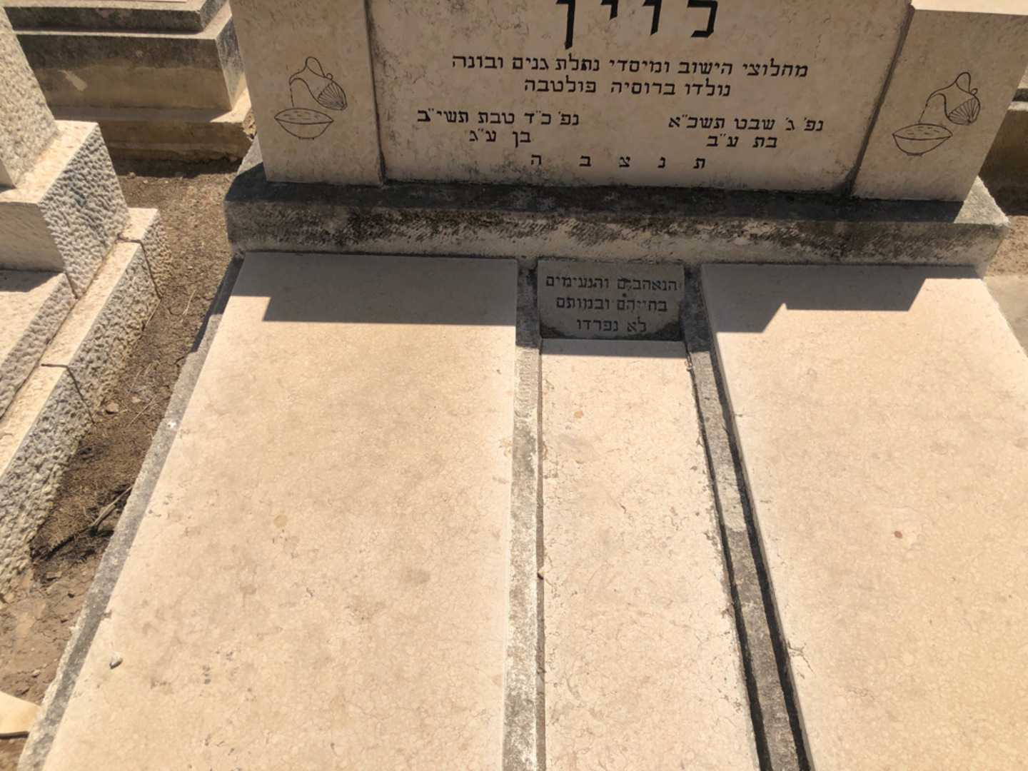 קברו של מנחם יצחק לוין. תמונה 1