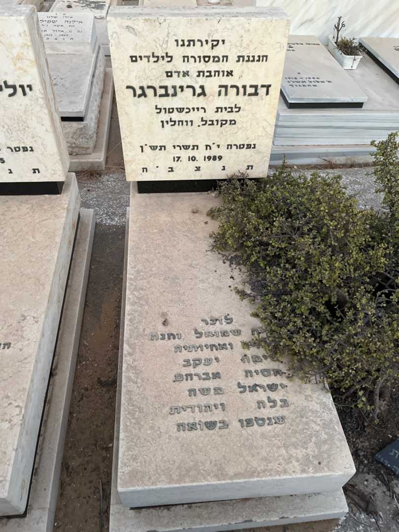 קברו של דבורה רגינברגר. תמונה 2