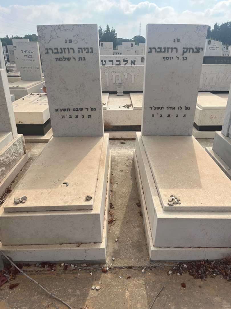 קברו של יצחק רוזנברג. תמונה 1