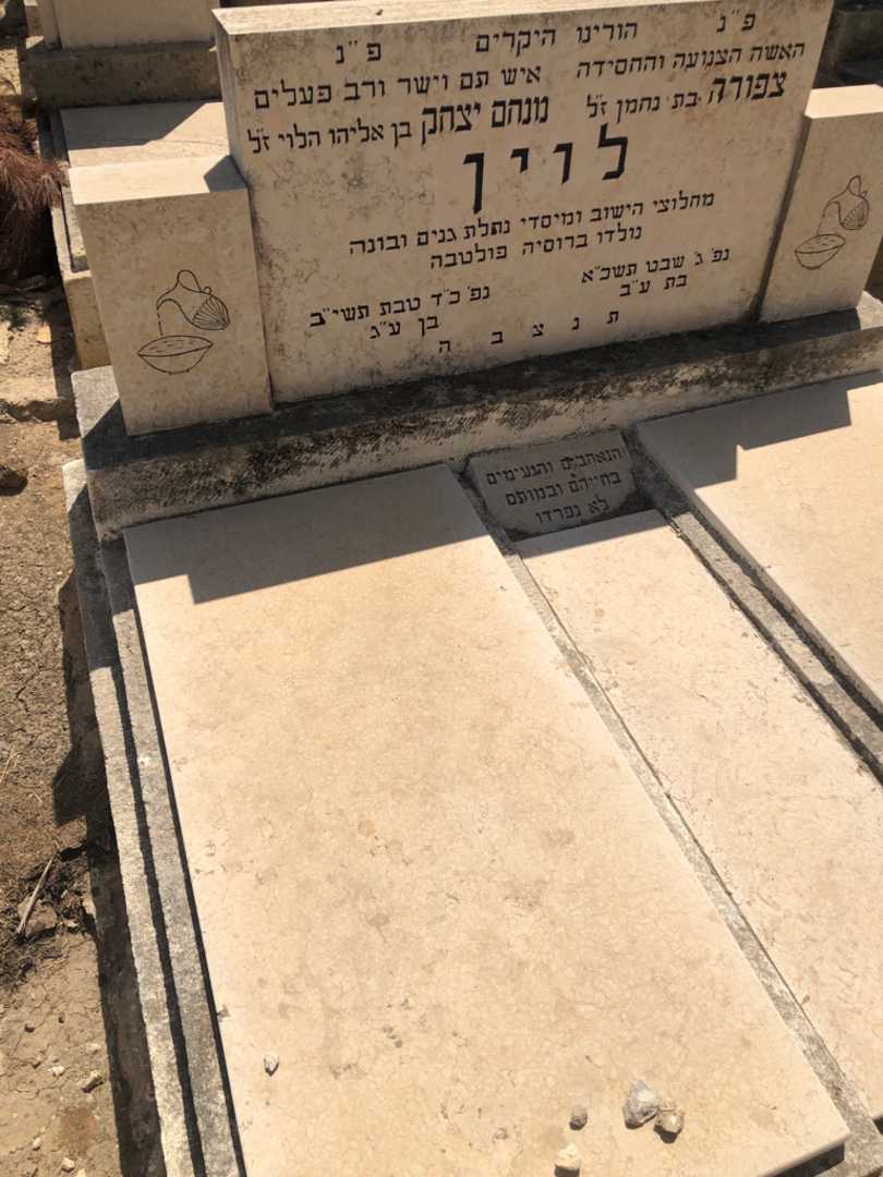 קברו של מנחם יצחק לוין. תמונה 2