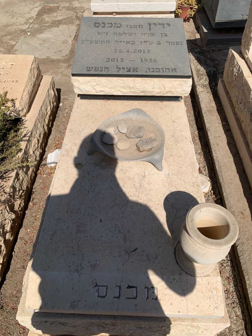 קברו של ידין "זאב" מכנס. תמונה 1