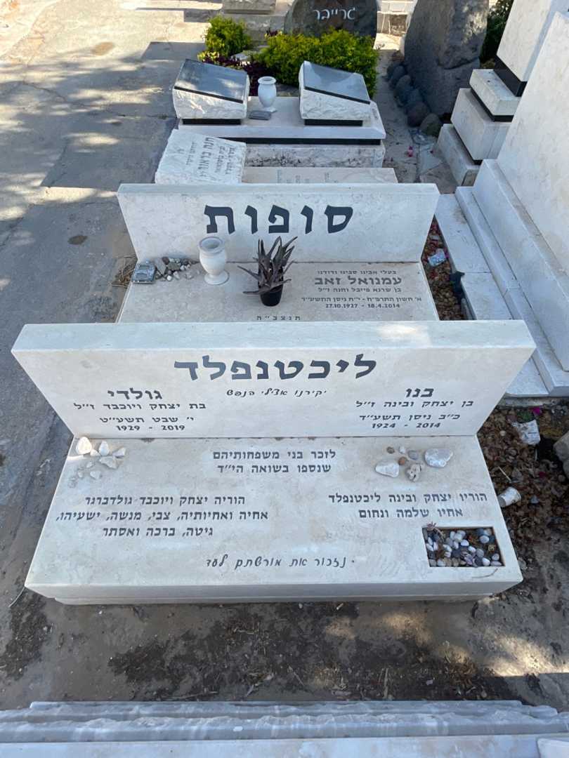 קברו של בנו ליכטנפלד
