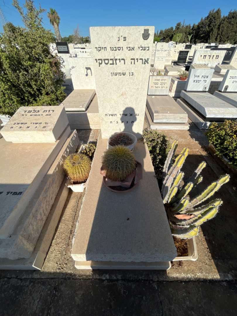 קברו של אריה ריז'בסקי