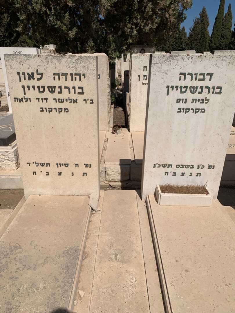 קברו של יהודה לאון בורנשטיין. תמונה 1