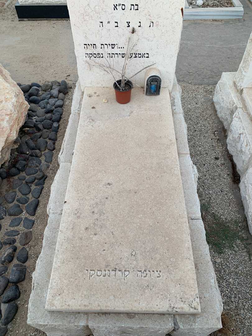 קברו של ציונה קרדונסקי. תמונה 2