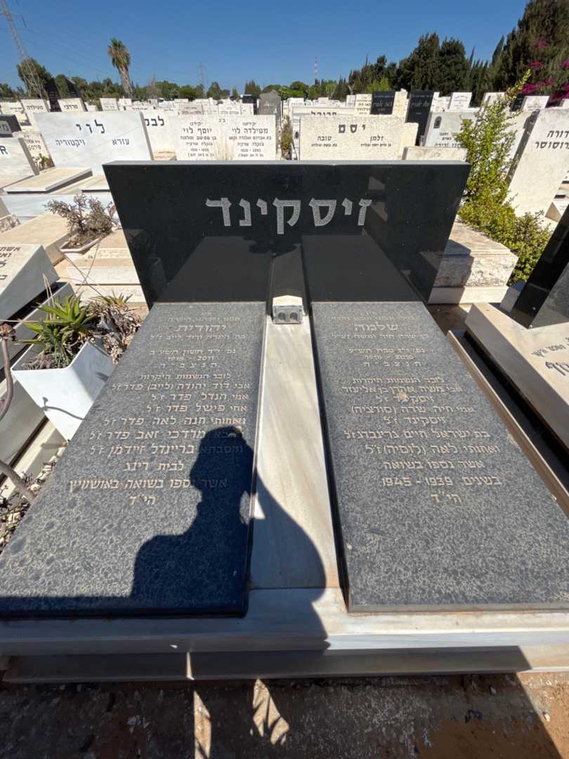 קברו של שלמה זיסקיד. תמונה 1