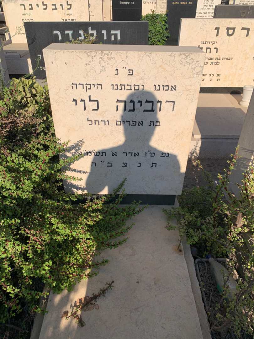 קברו של רובינה לוי