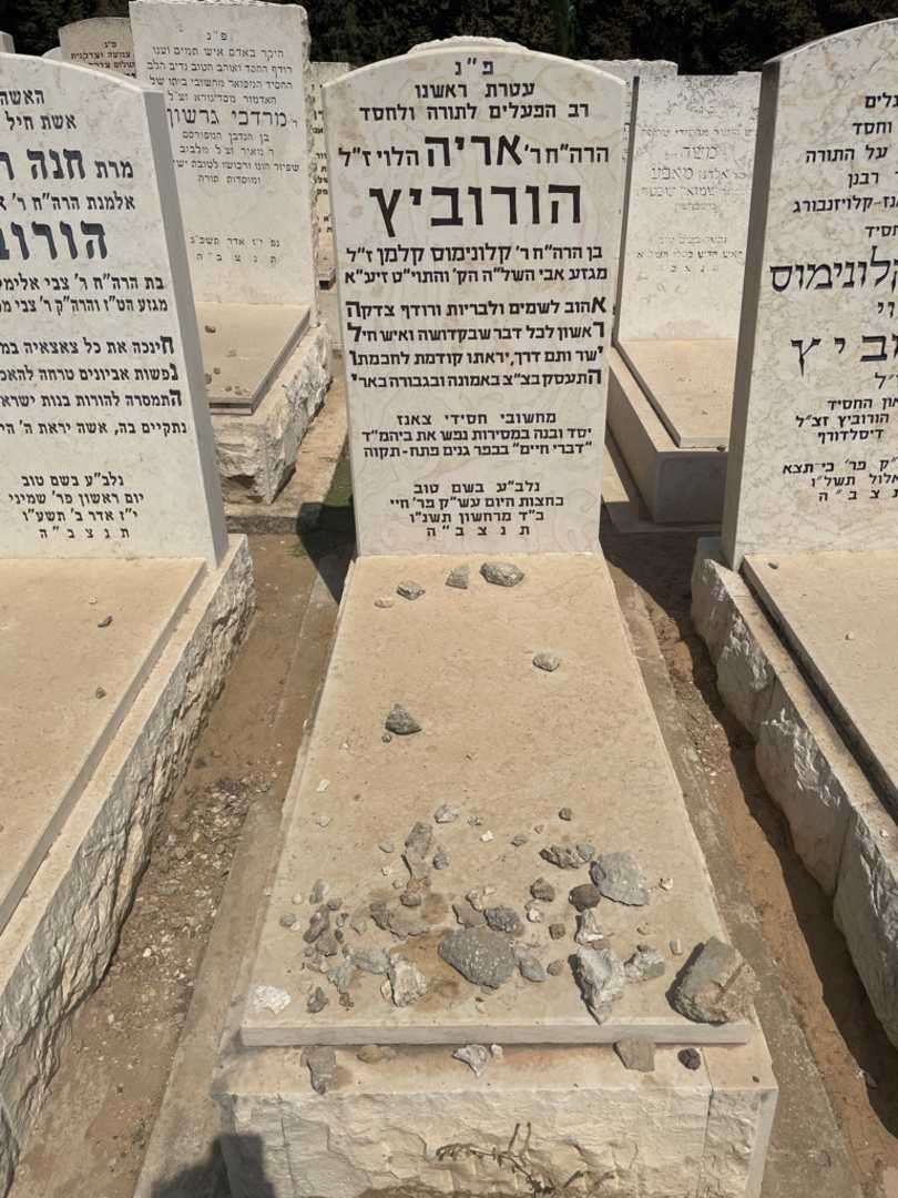 קברו של אריה "הלוי" הורוביץ. תמונה 2
