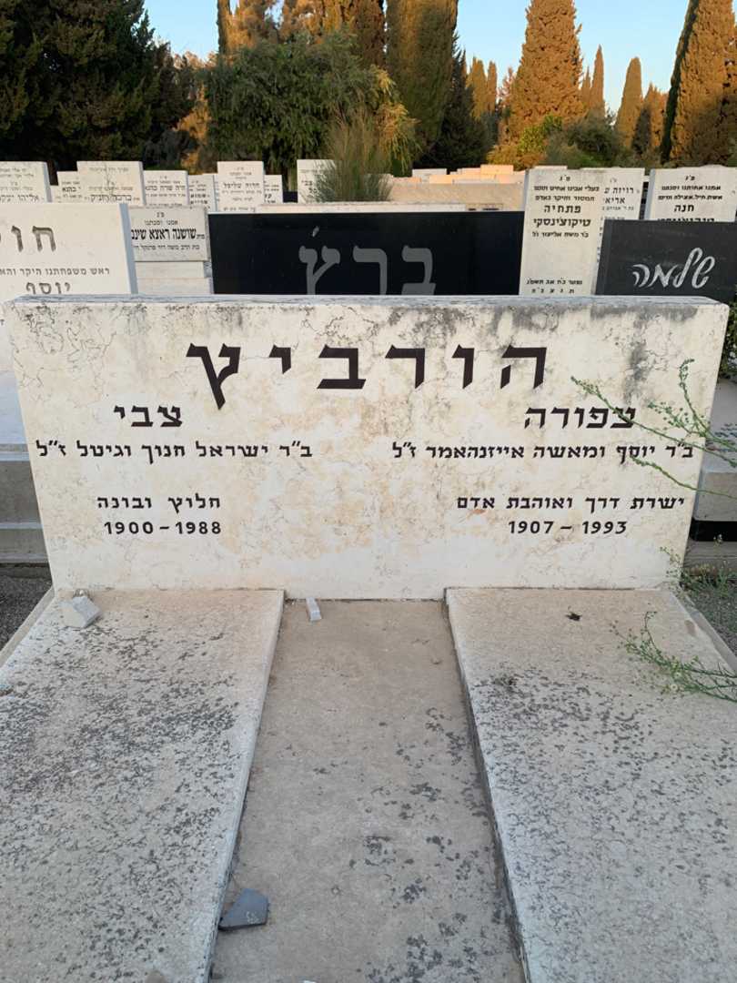 קברו של צפורה הורביץ. תמונה 1