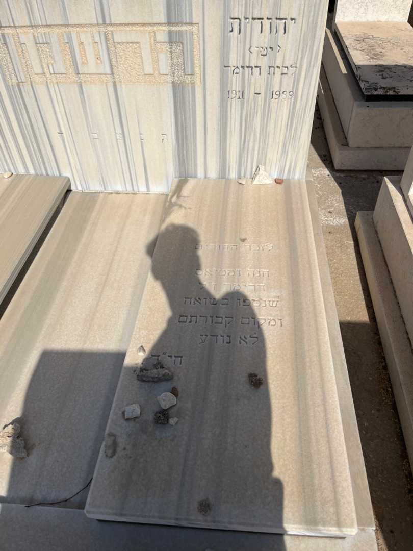 קברו של חנה דרימר. תמונה 1