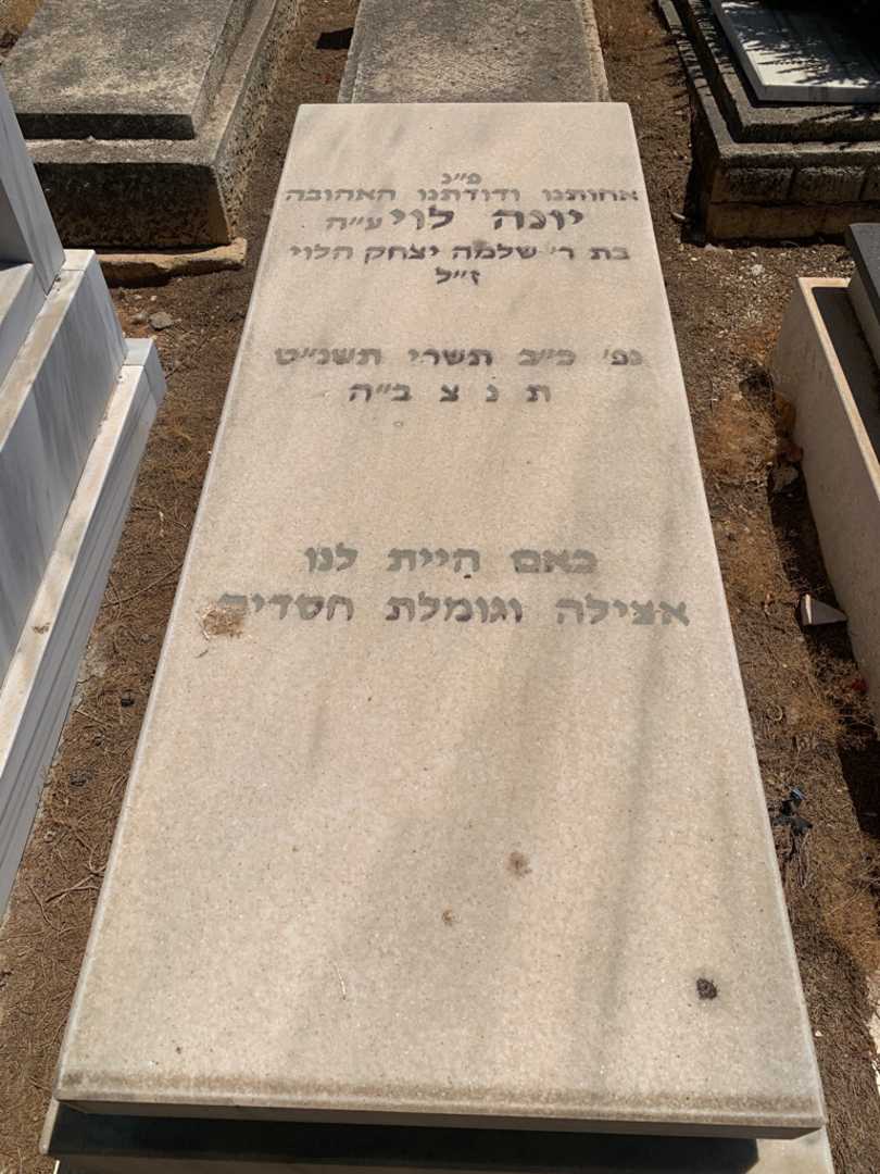 קברו של יונה לוי