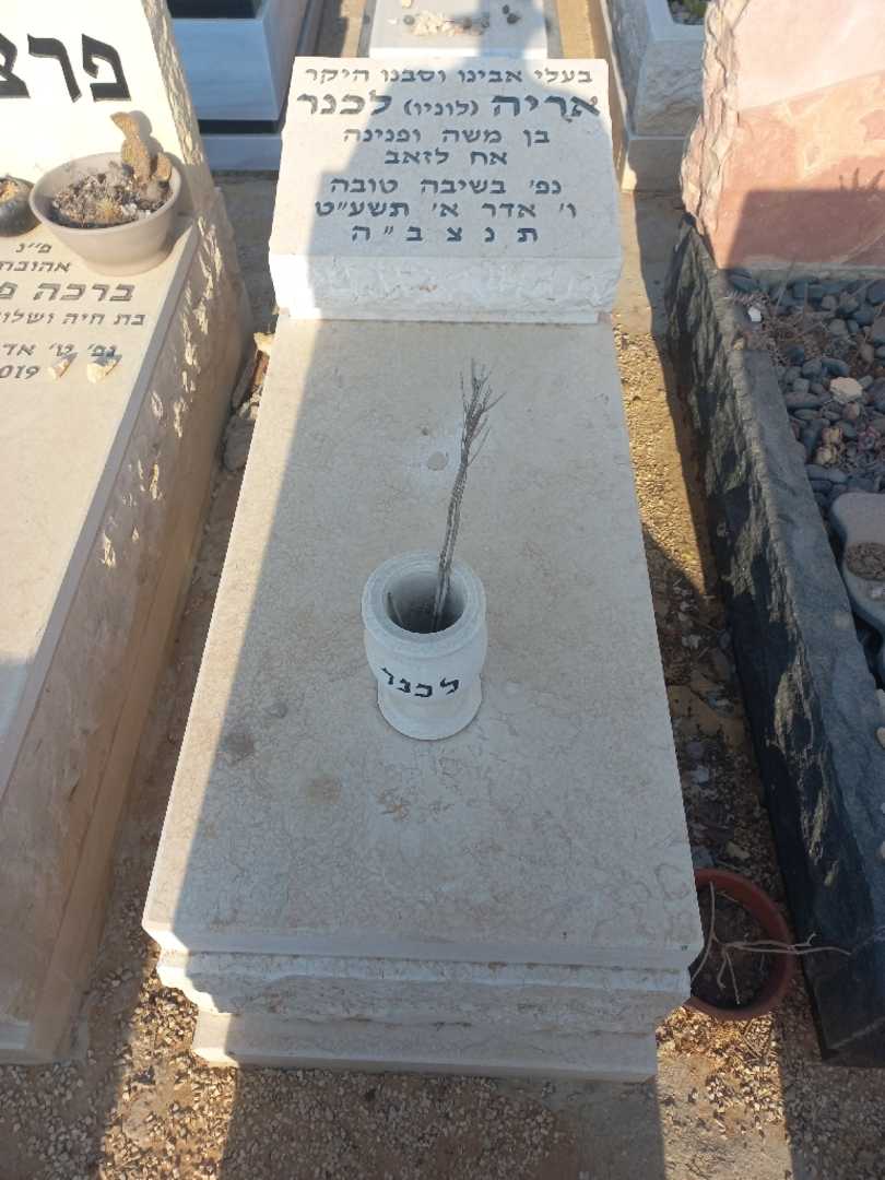 קברו של אריה "לוניו" לכנר