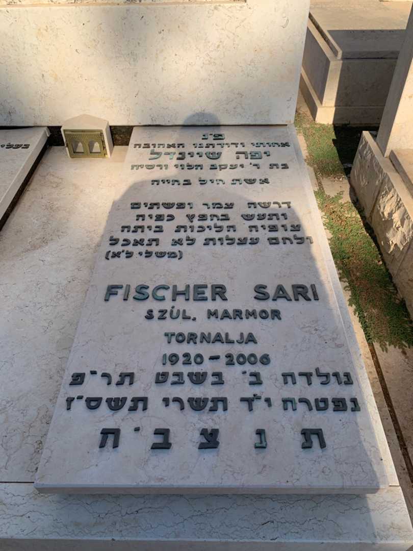 קברו של יפה שיינדל פישר. תמונה 2