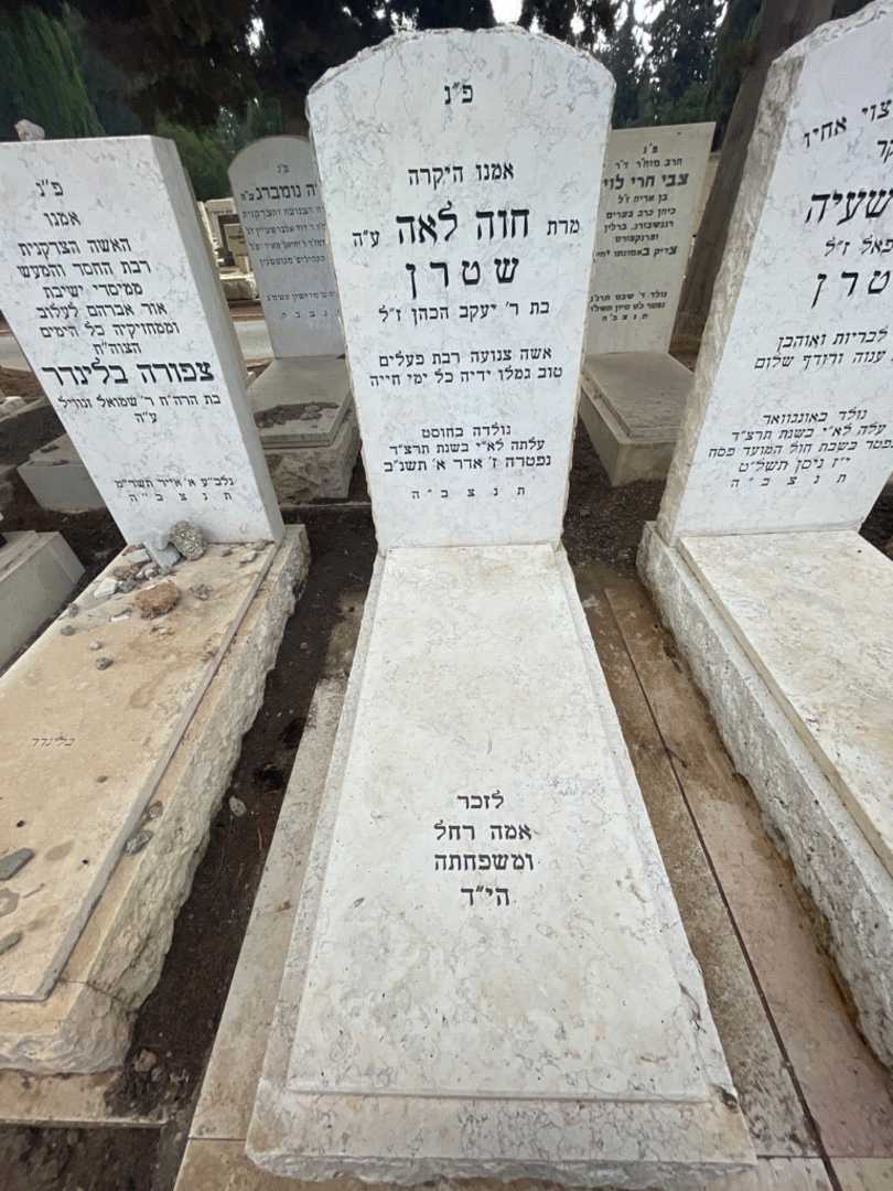 קברו של חוה לאה שטרן. תמונה 2