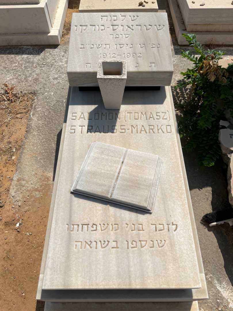 קברו של שלמה שטראוס-מרקו