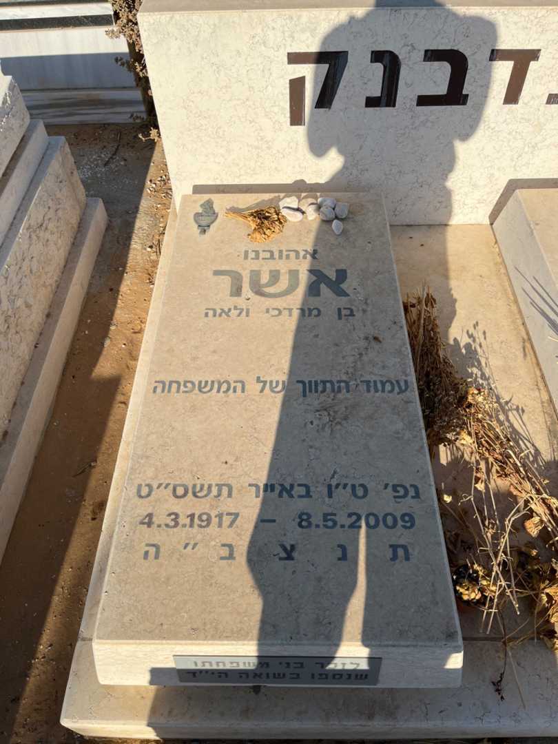 קברו של אשר זנדבנק. תמונה 1