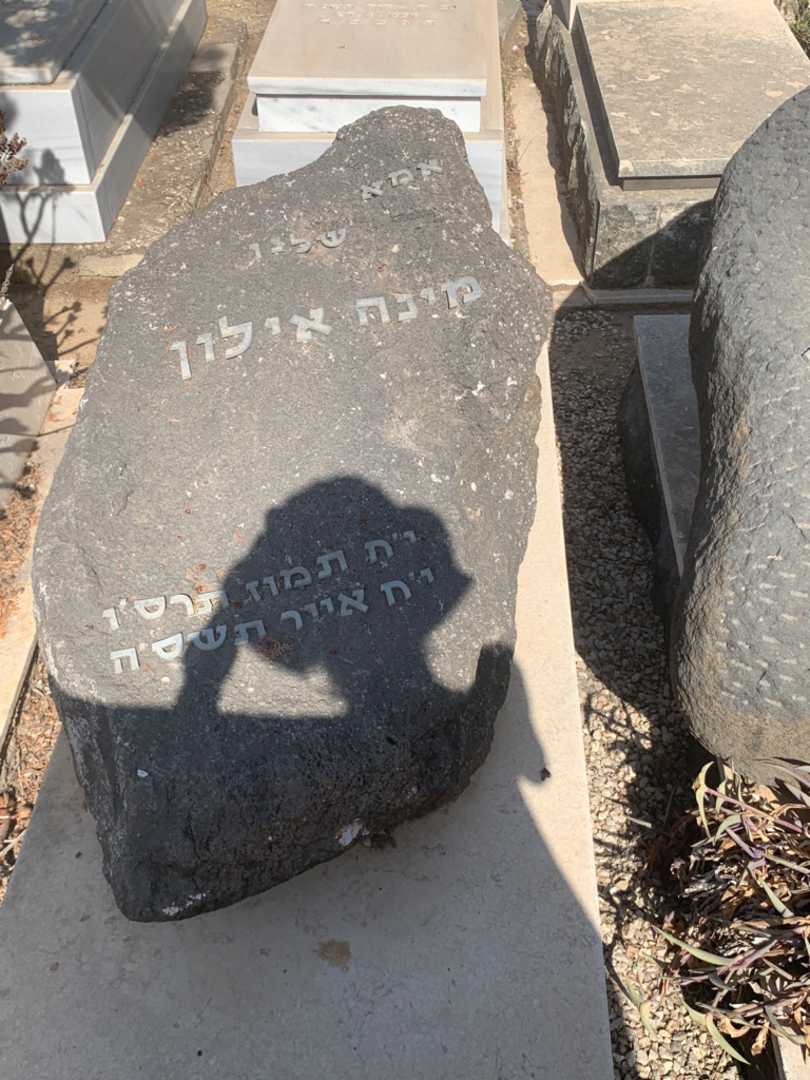 קברו של מינה אילון. תמונה 1