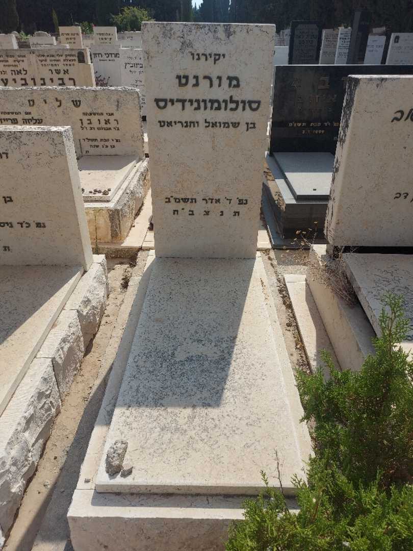 קברו של מורנט סולומונידיס