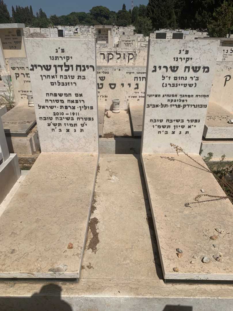 קברו של רינה ולדן שריג. תמונה 2