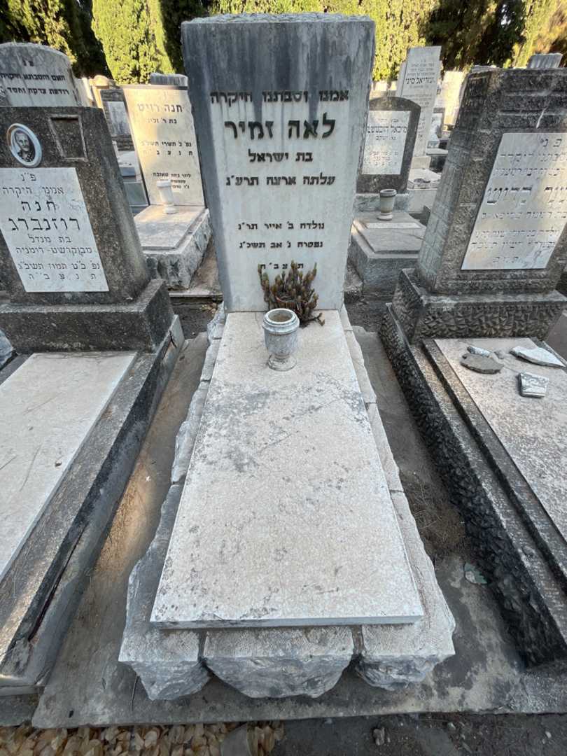 קברו של לאה זמיר
