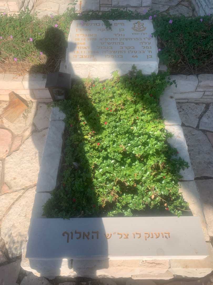 קברו של חיים בורנשטיין