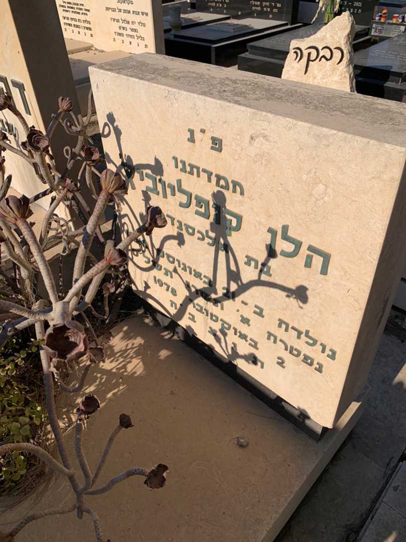 קברו של הלן קופליוביץ. תמונה 2