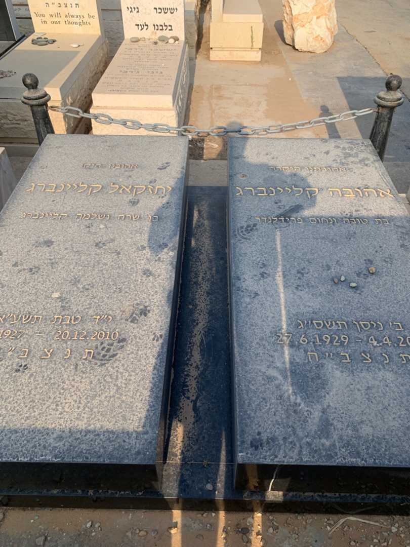 קברו של אהובה קליינברג פרידלנדר. תמונה 1