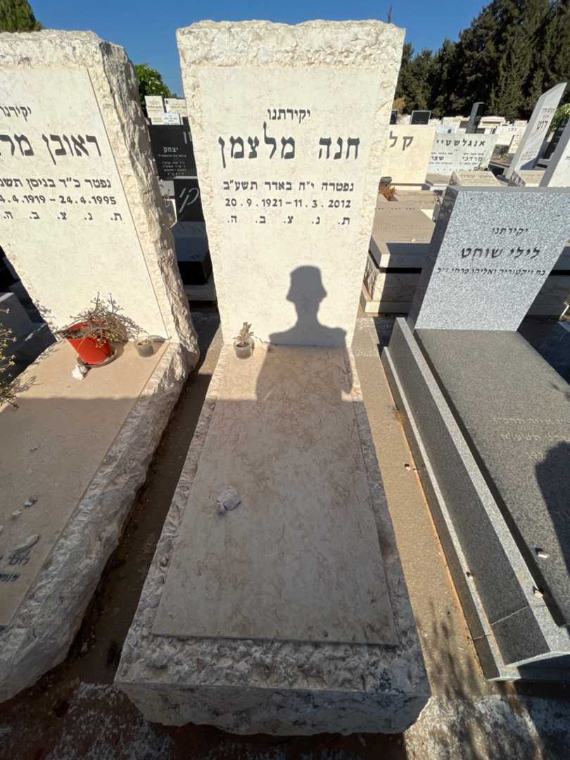 קברו של חנה מלצמן. תמונה 1