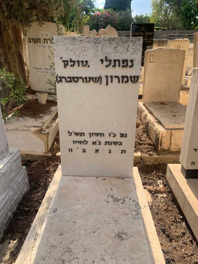 קברו של נפתלי "טולק" שמרון שטרסברג