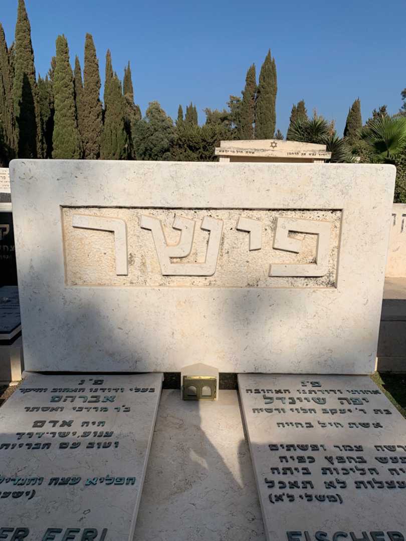 קברו של אברהם פישר. תמונה 1