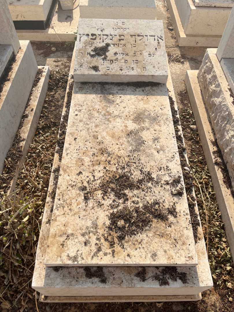 קברו של אדולף פינקוביץ