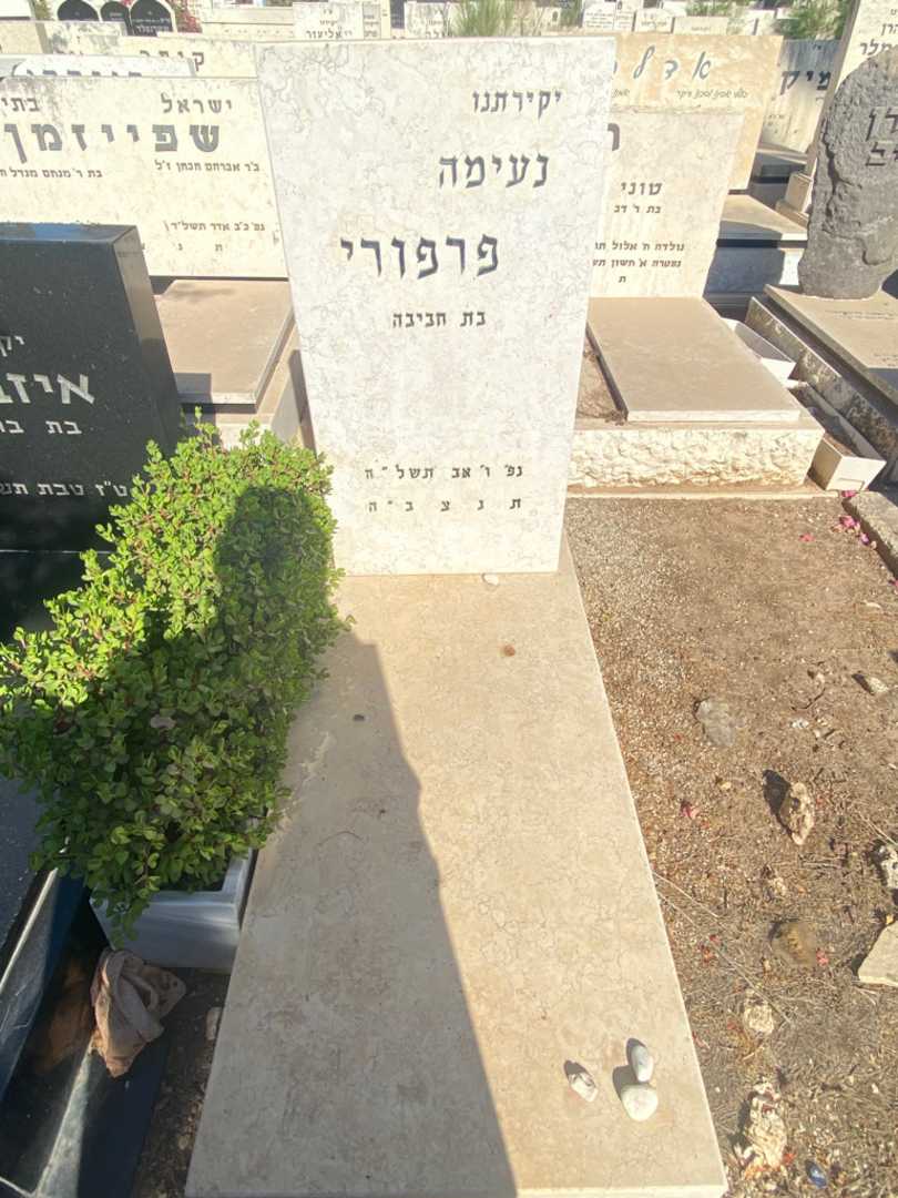 קברו של נעימה פרפורי